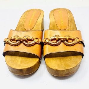 Tory Burch Jessa Clog Sandals Sz 7.5